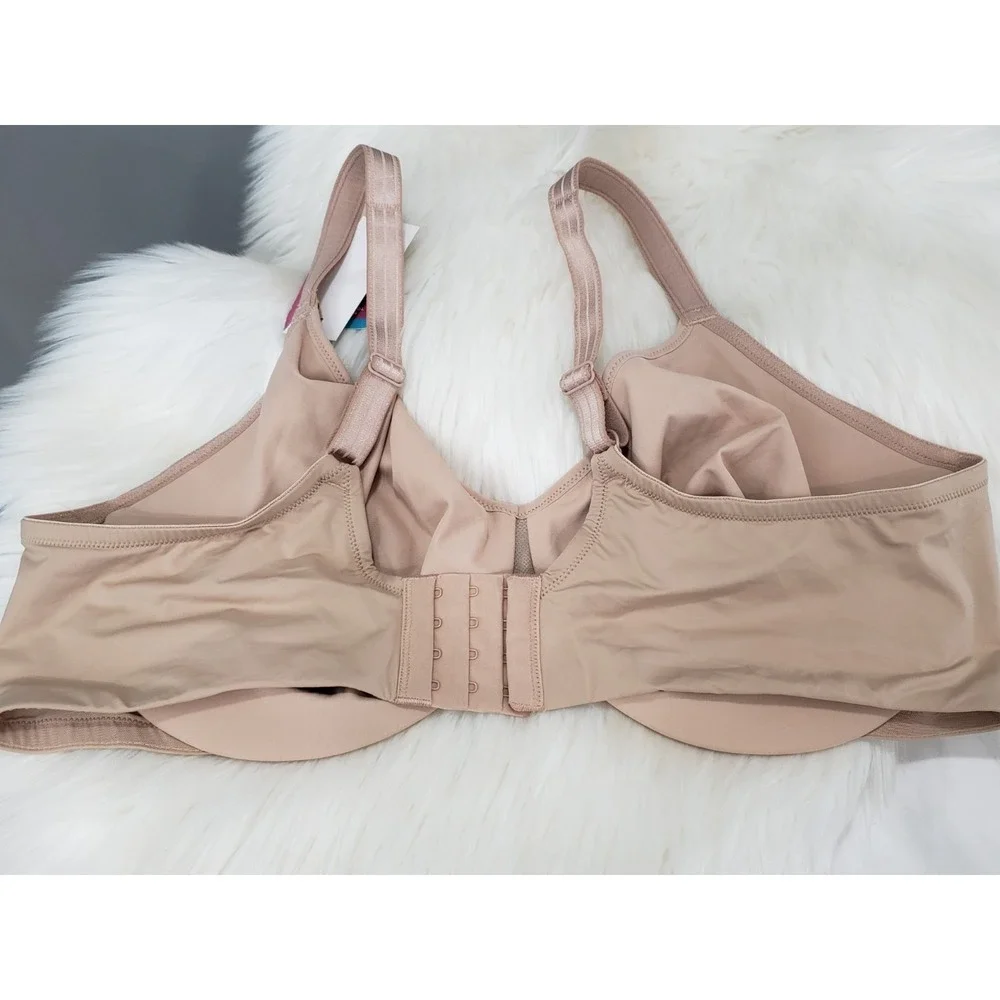 NWT OLGA Cloud 9 underwire BRA with lift GF7961A BEIGE 44D